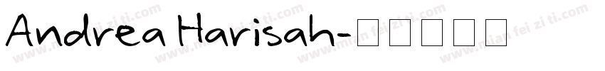 Andrea Harisah字体转换